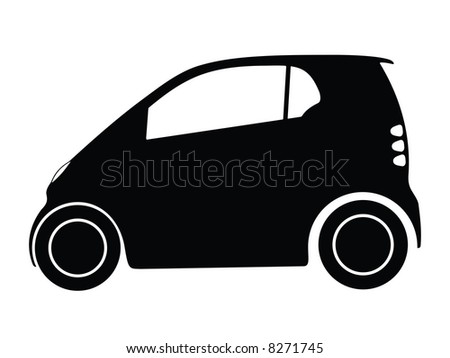 mini car silhouette