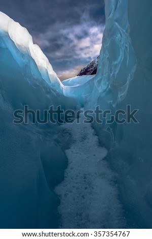 Between ice and sky, Fox Glacier 2, New Zealand.