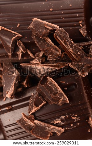Chocolate with caramel