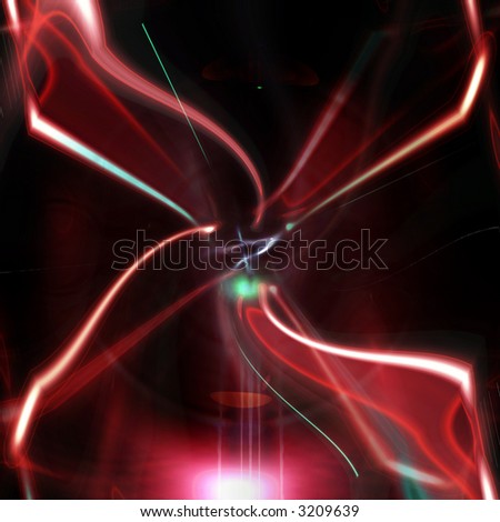 abstract electric rays