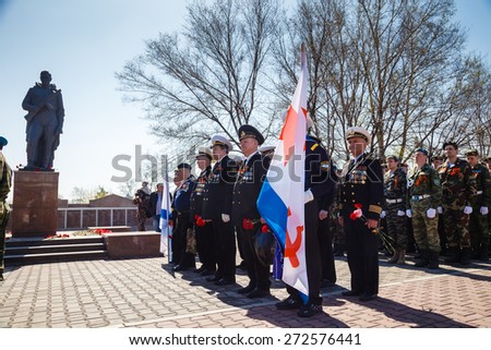 Krasnoyarsk, Russia - May 9, 2014: Celebration \