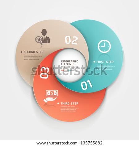 Modern business circle origami style options banner Vector illustration can be used for workflow layout diagram number options step up options web design infographics Modern business circle origami style options banner Vector illustration can be used for workflow layout diagram number options step up options web design infographics