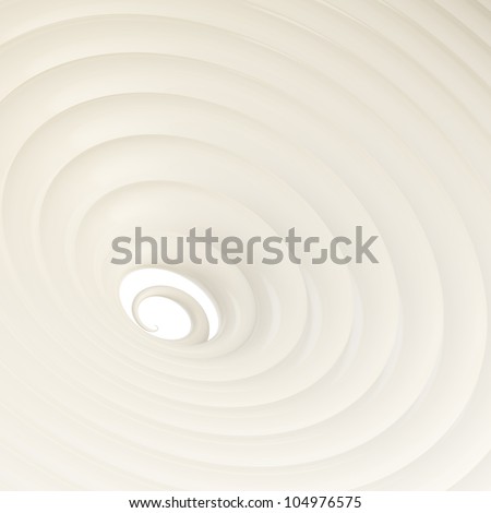 Abstract wavy vortex twirl white light glossy background