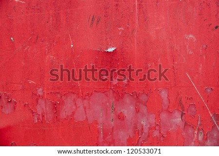 Red metal grunge texture background