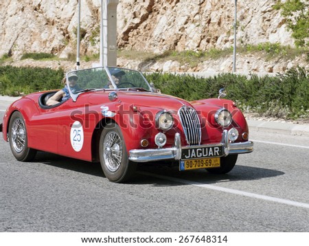 Nazareth - MAR 24: The 2015 Holy land 1000 mile tour on March 24, 2015 in Israel. this was the 1st trip featured 40 classic automobiles.