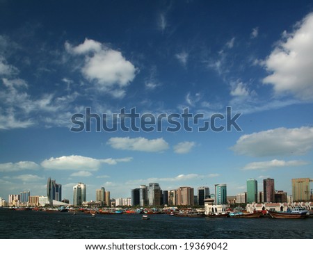 Dubai+skyline+clouds