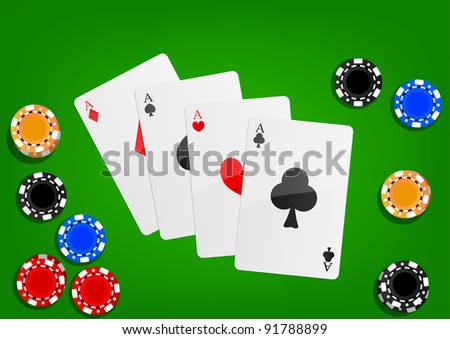 Poker Table Vector