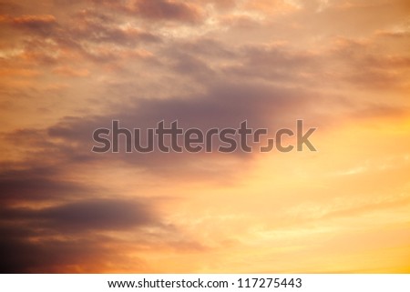 sunrise, showing promise and the glory of a new day, or sunset demonstrating the end