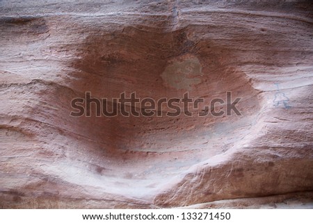 From the Lost City of Petra in Jordan, an abstraction in stone for background