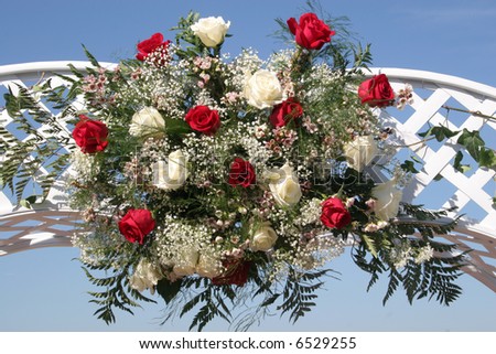 Flowers for wedding outdoors
