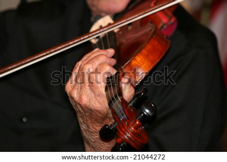 Master violin player