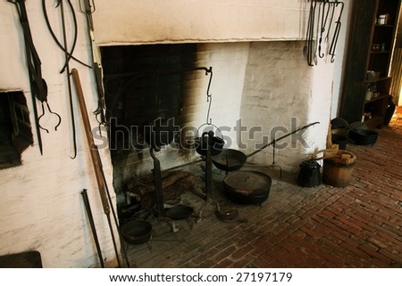 Old cooking hearth