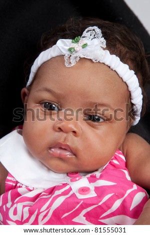 Cute Black Baby Pictures on Cute Black Baby Girl Stock Photo 81555031   Shutterstock