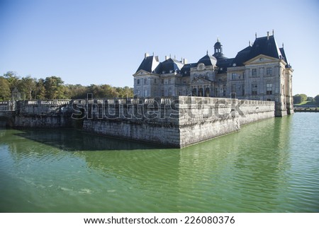 Castle Vaux le Vicomte, France.