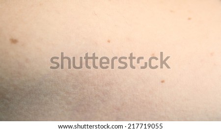 Constellations of Ursa Major (Great bear) on human skin