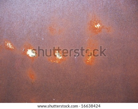 spotted rusty metallic surface great as a background