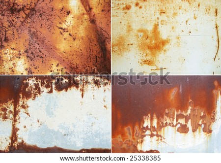 rusty metallic surfaces great as a background
