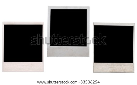 photo frames isolated on white