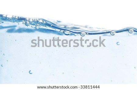 fresh water isolated on white (series)