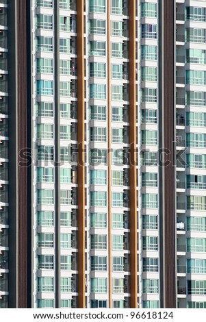 The apartment condo building detail background