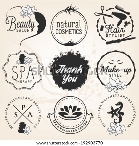 Beauty Salon, Spa and Wellness Design Elements in Vintage Style