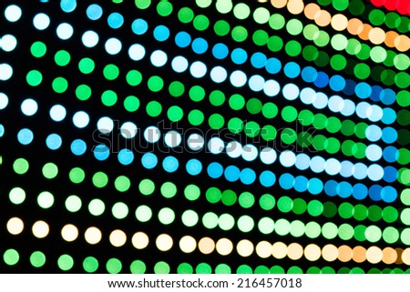 DJ Colorful Blurry LED Lights Panel Bokeh