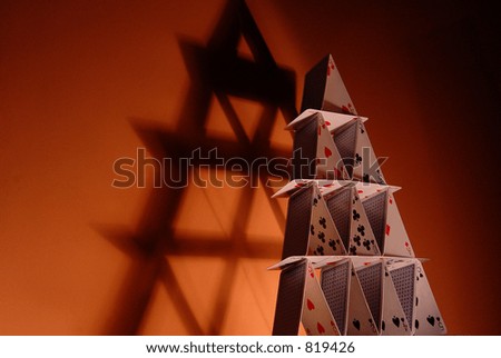 pyramid of cards