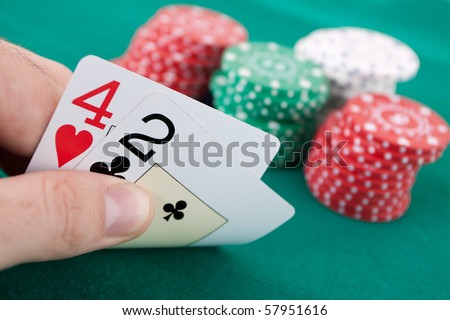 What is a bad poker hand called