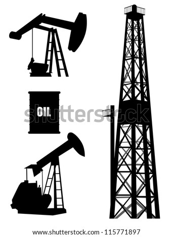 Oil Well Silhouette