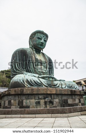Buddha daibutsu of Kotoku-in Temple, Kamakura City, Metro Tokyo, Japan.