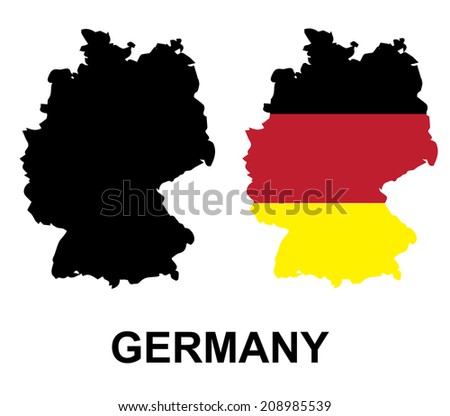Colors of Germany VECTOR illustration Colors of Germany VECTOR illustration