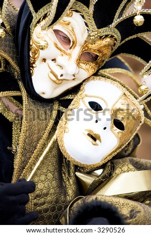 A joker at the Venice carnival