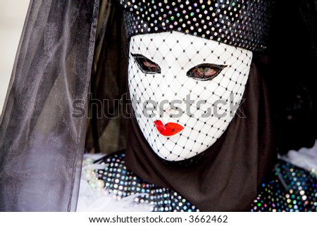 A woman in costume at the Venice Carnival (10)
