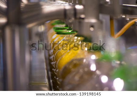 Olive oil factory, Olive Production. Food automation
