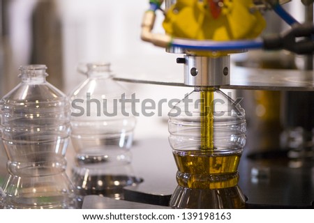 Olive oil factory, Olive Production. Food automation