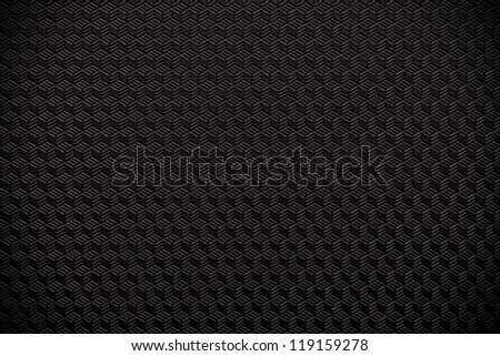 black abstract background, rough pattern texture with shadow in corners