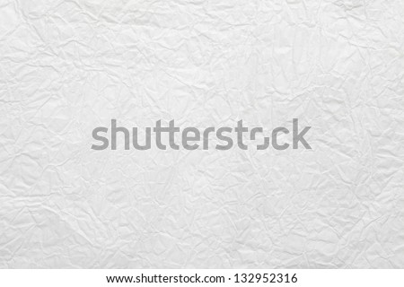 white crumpled paper background or rough texture
