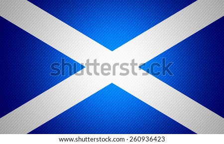 Scotland flag or Scottish banner on abstract texture