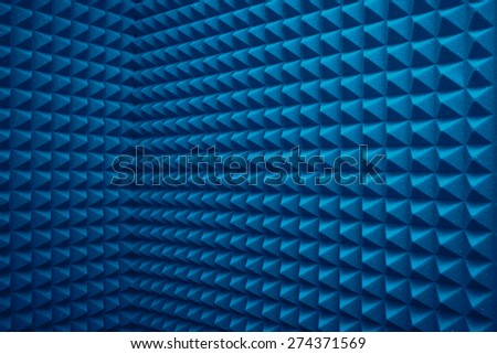 abstract navy blue background or soundproof wall texture