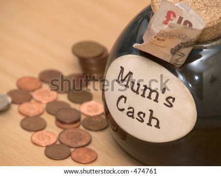 Mums cash money holder and loose change