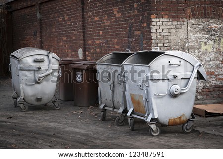Rubbish bins, dustbins
