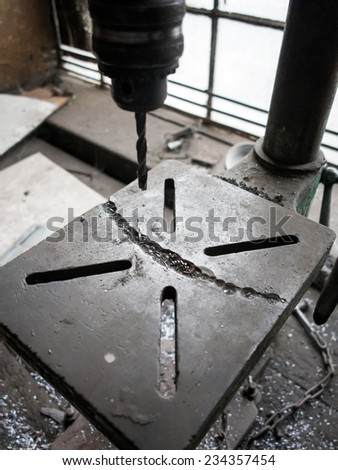 Old workshop drill