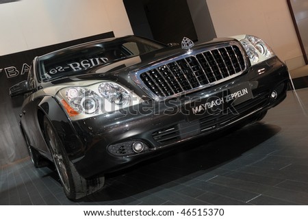 stock photo TORONTO FEBRUARY 11 Mercedes Maybach Zeppelin at the 2010 