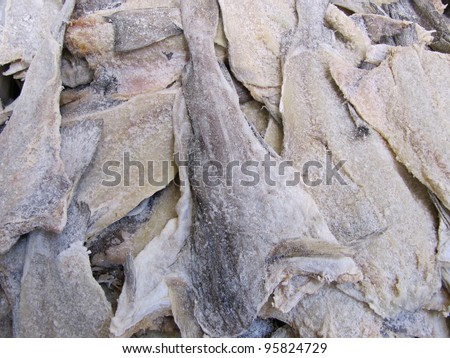 Dried salted cod