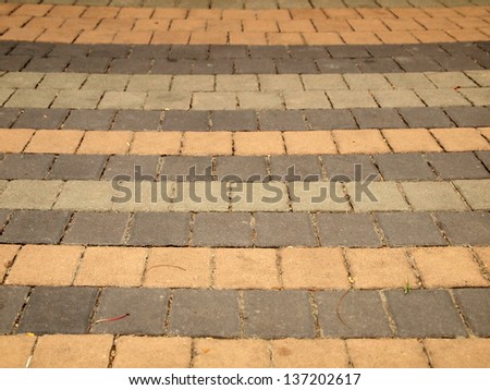 pavement Background of red and grey cobble stones