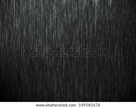 Rain On Black. Abstract Background