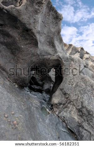 heart rock formation