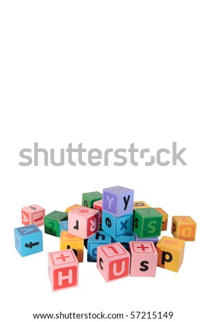 building blocks letters. toy letter building blocks