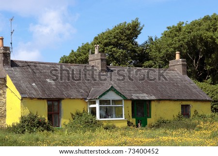 an old rustic country cottage in county kerry