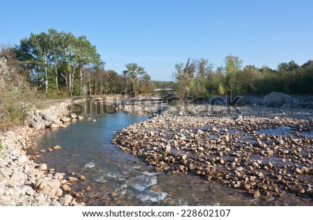 Kurdzhips River passes through the territory of the Republic of Adygea and Krasnodar Territory